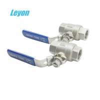 sanitary stainless steel hydraulic valve threaded 1000 wog stainless steel 316 ball valve