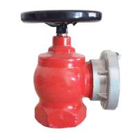 Portable fire hydrant hose landing valve for fire fighting