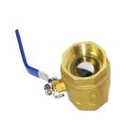 2PC Hot Sale Female Connection Valve copper Compression Ball Valve