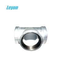 tee astm a105 galvanized stainless steel threaded butterfly-type ball valve